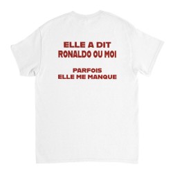 Elle a dit Ronaldo ou moi