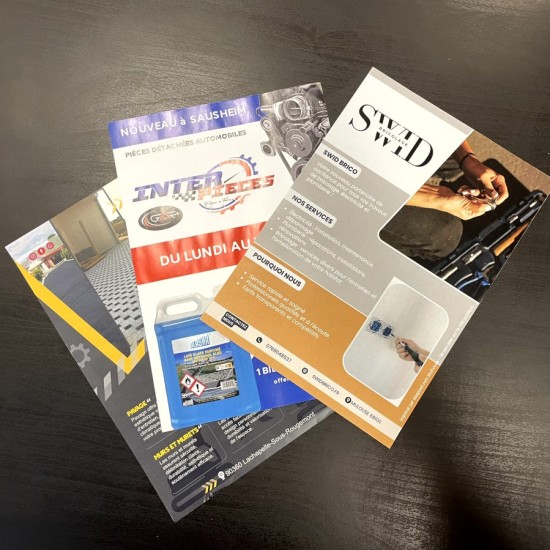 Impression flyers Mulhouse