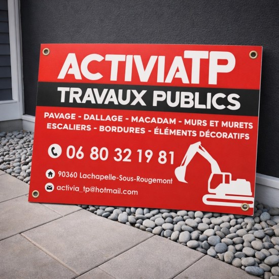 Panneau de Chantier Personnalisé