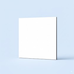 Plaque NFC carrée 10x10cm – NTAG215 – Impression QR Code – PVC Made in France