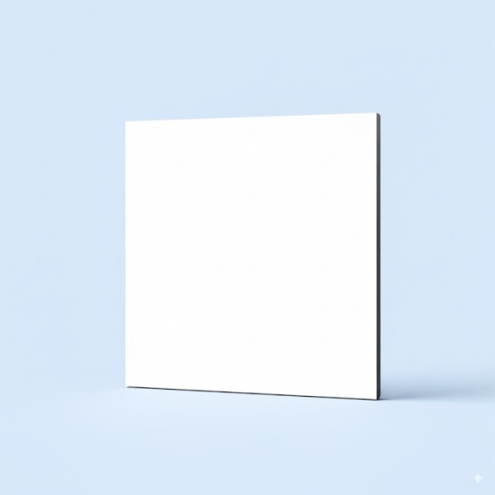 Plaque NFC carrée 10x10cm – NTAG215 – Impression QR Code – PVC Made in France